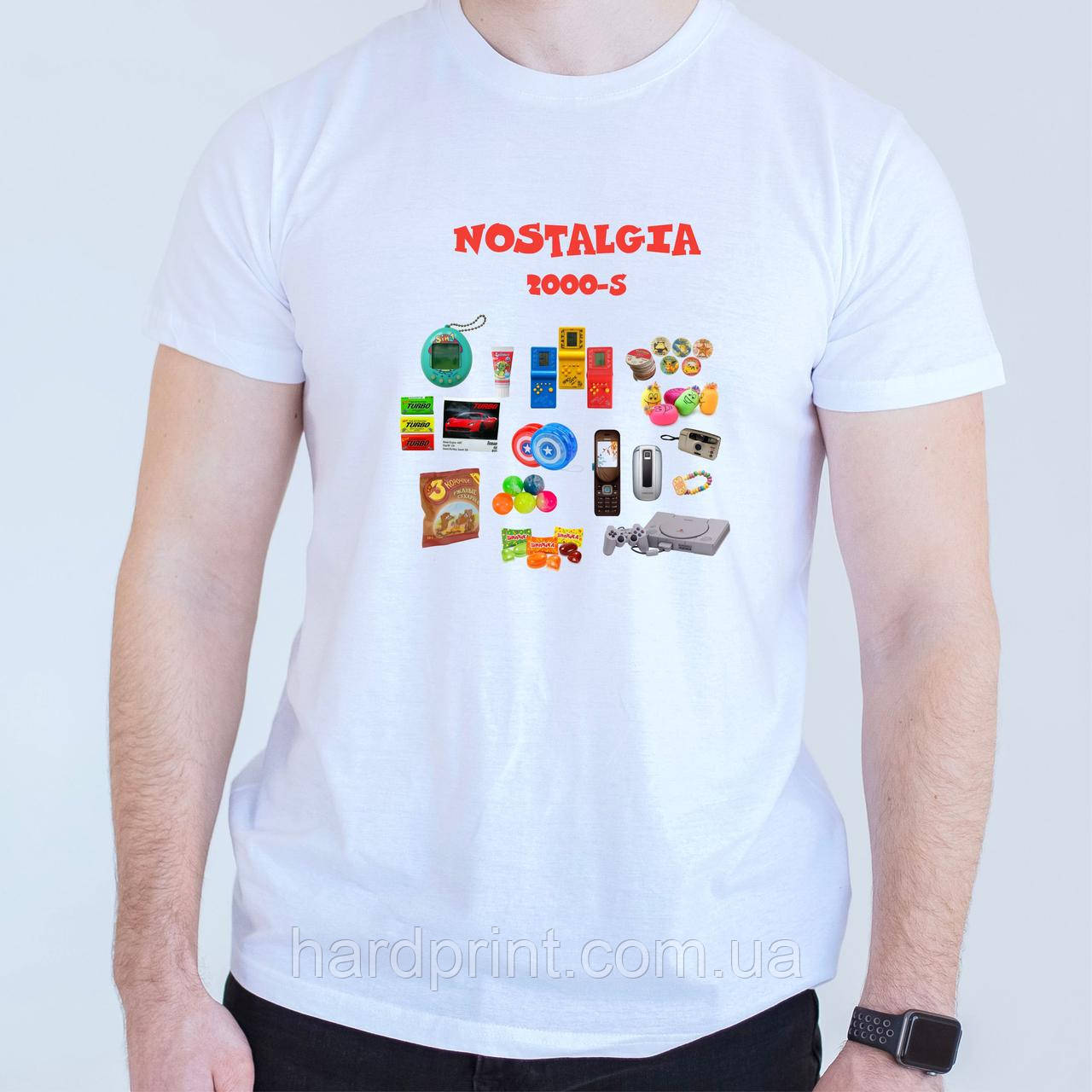 Чоловіча футболка. Футболка з принтом Назад у 2000-ті, фото 1