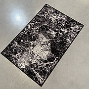 0,67*1 Килимова доріжка на гумовій основі Чорний мармур