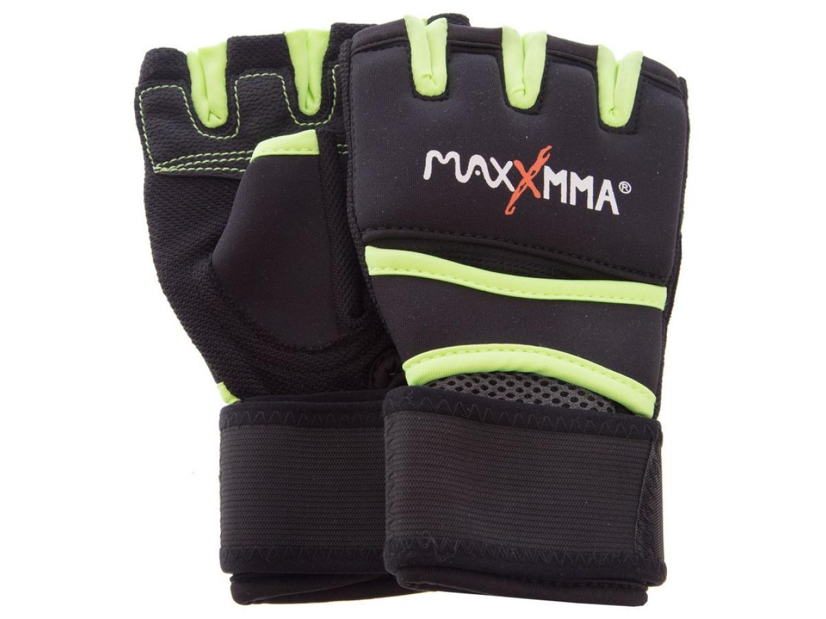 Рукавички-бинти для боксу MaxxMMA L/XL (зелені)