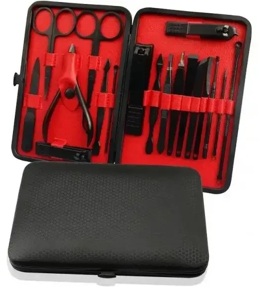 Манікюрно-педикюрний набір 18 предметів, фото 1