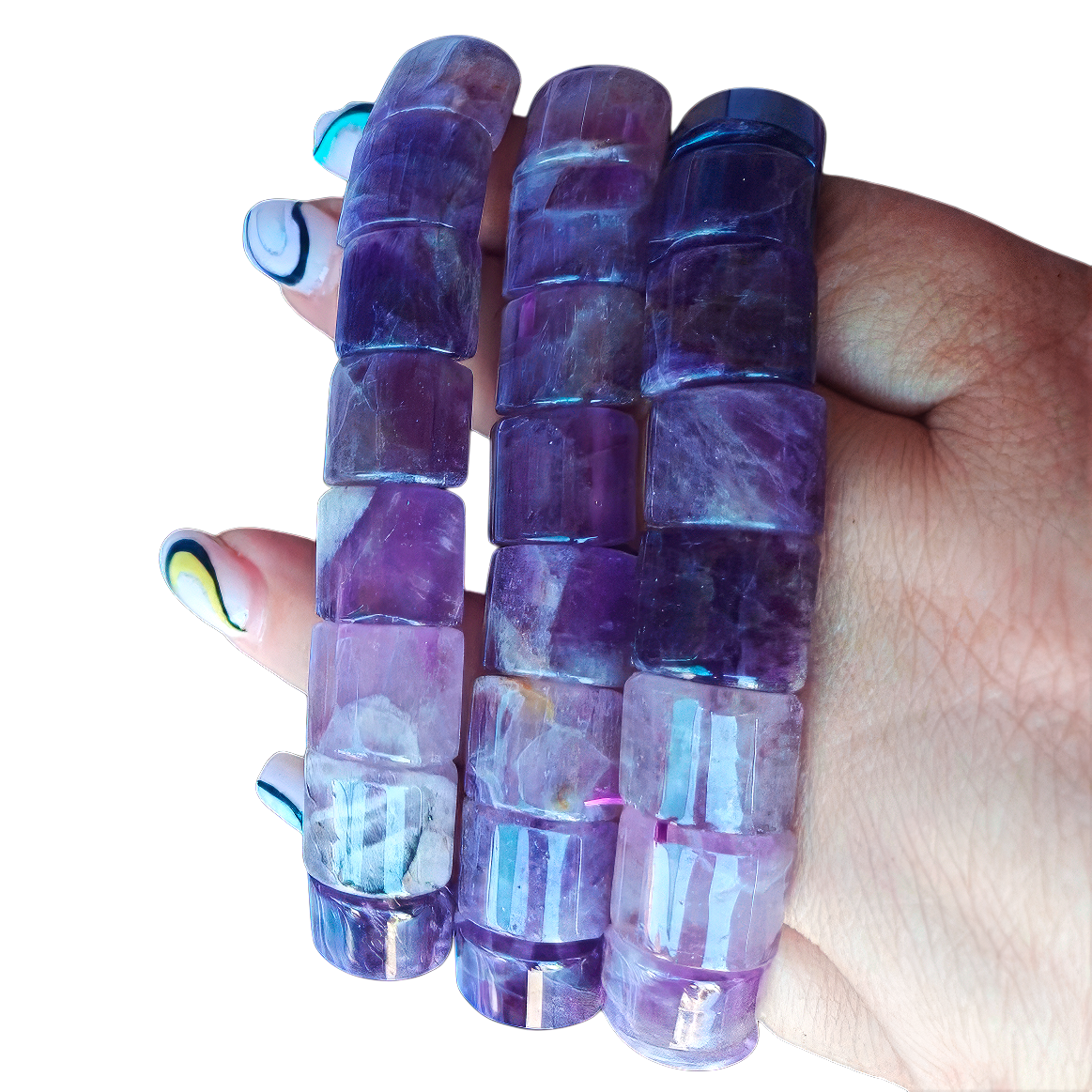 Браслет з аметистом, 0293ТА, фото 1