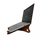 Тримач для ноутбука 25см, Sky-Design PN-003, Коньяк / Хрестоподібна підставка для ноутбука / Тримач планшета, фото 4