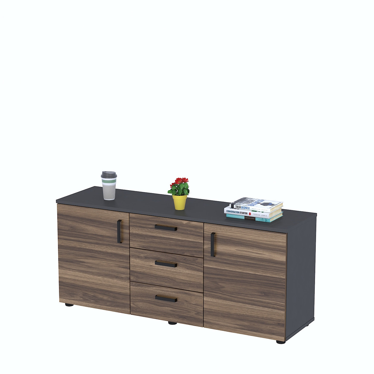 Тумба NTB-140-62 Орех Модена - Антрацит, фото 1