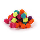 Помпони SANTI неонові кольори асорті акрил d 8мм 30шт/уп, фото 2