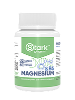 Магній Stark Pharm - Magnesium & B6 (60 капсул)