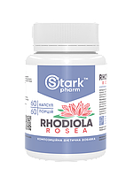 Родіола рожева Stark Pharm — Rhodiola rosea 400 мг (60 капсул) (золотий корінь довголіття)