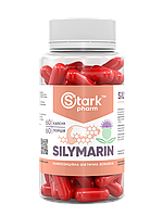 Здоров'я печінки Stark Pharm — Silymarin 500 мг (60 капсул) (силімарин, екстракт розторопші плямистої 80%)