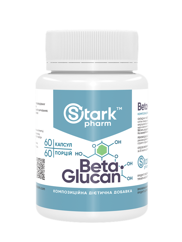 Імуномодулятор Stark Pharm Beta-Glucan 500 мг 60 капсул