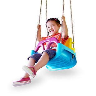 Гойдалка - трансформер WCG DALI  дитяча пластикова розбірна для дитячого майданчика