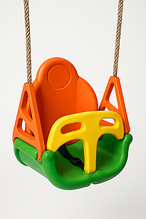 Гойдалка - трансформер WCG SUPER GROW 3в1 дитяча пластикова розбірна для дитячого майданчика