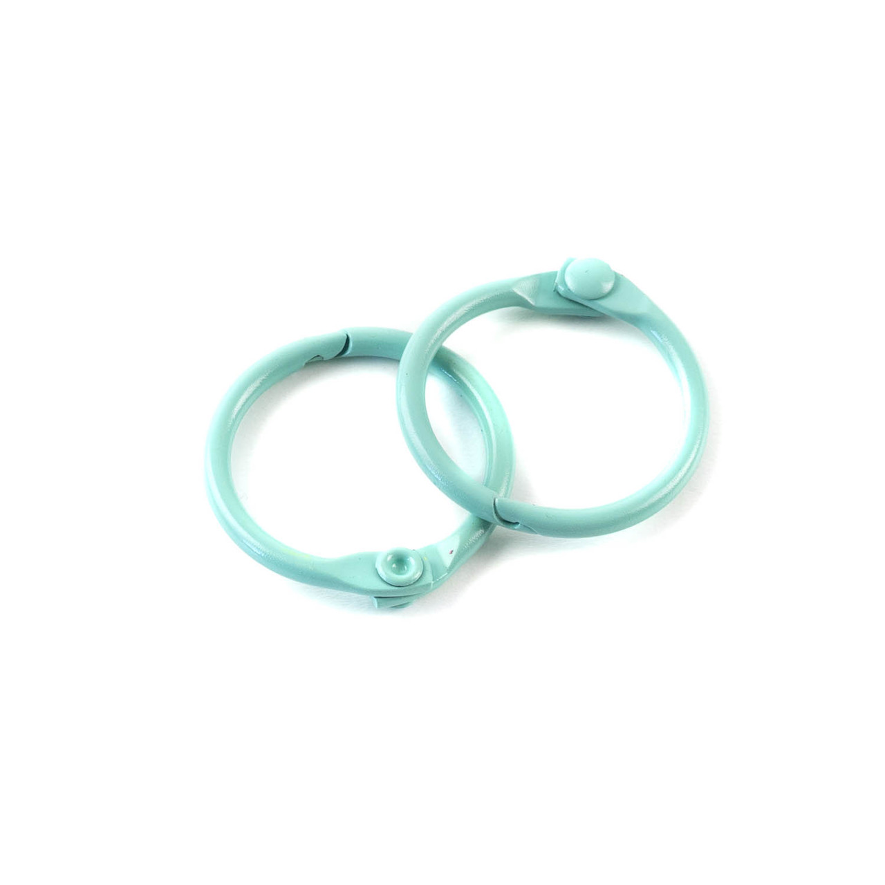 Кільце для блокнота металеве роз'ємне м'ятний 20мм 1шт KDA074, фото 1