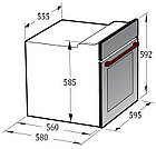Сучасна електрична духова шафа EOT 560 BL Gunter & Hauer, фото 3