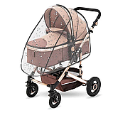 Дощовик для коляски універсальний прозорий з ПВХ/EVA, 1 шт, фото 2