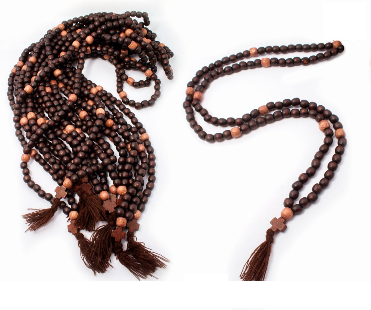 Православні дерев'яні чотки 100