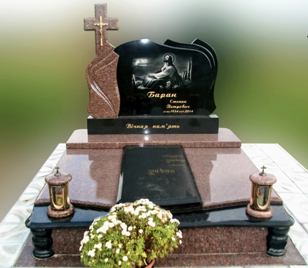 Пам'ятники гранітні для двох No391, фото 1