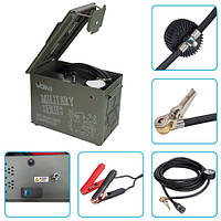 Компресор автомобільний "VOIN" VM-080" MILITARY SERIES" 150psi/50A/160л/клеми