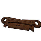 Дерев'яний тримач для ноутбука, Sky-Design PN-002, Коньяк / Універсальна підставка для ноутбука / Підставка для планшета, фото 6