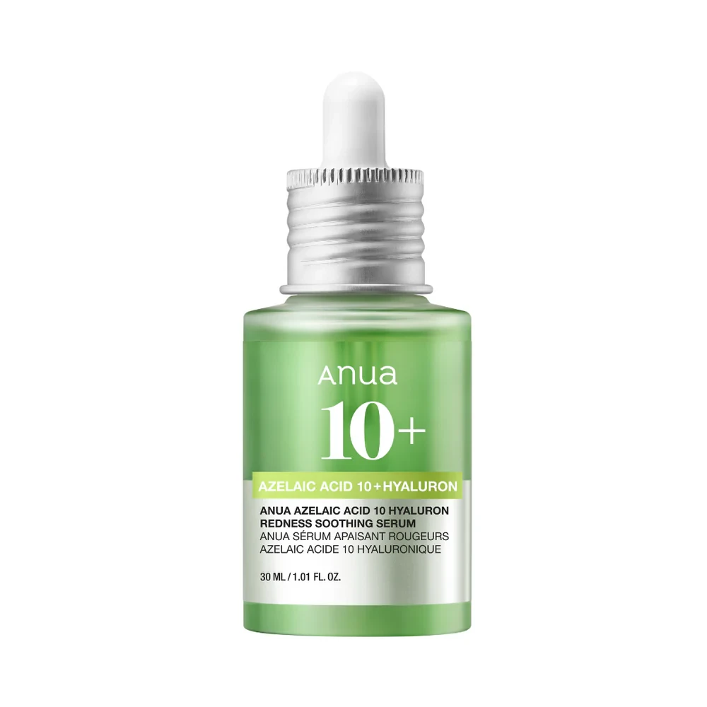 Заспокійлива сироватка з азелаїновою кислотою ANUA Azelaic Acid 10 Hyaluron Redness Soothing Serum 30ml, фото 1