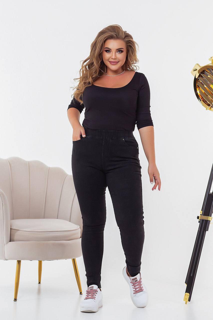 Джинси на флісі для пишних дам "Джинс", фото 1