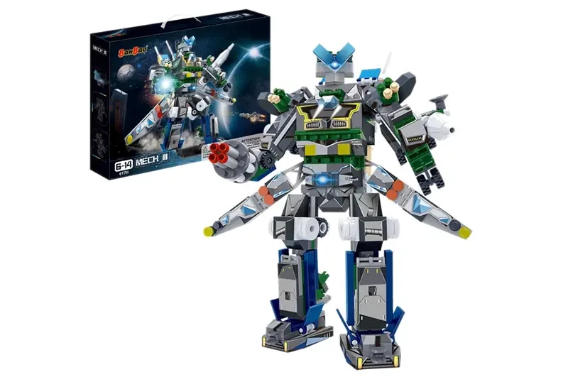 Конструктор-трансформер  BanBao ET711 Mech 3 Воїн  618 деталей, фото 1