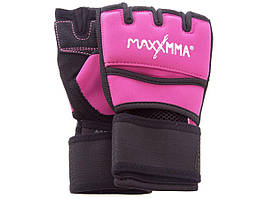 Рукавички-бинти для боксу MaxxMMA M (рожеві)