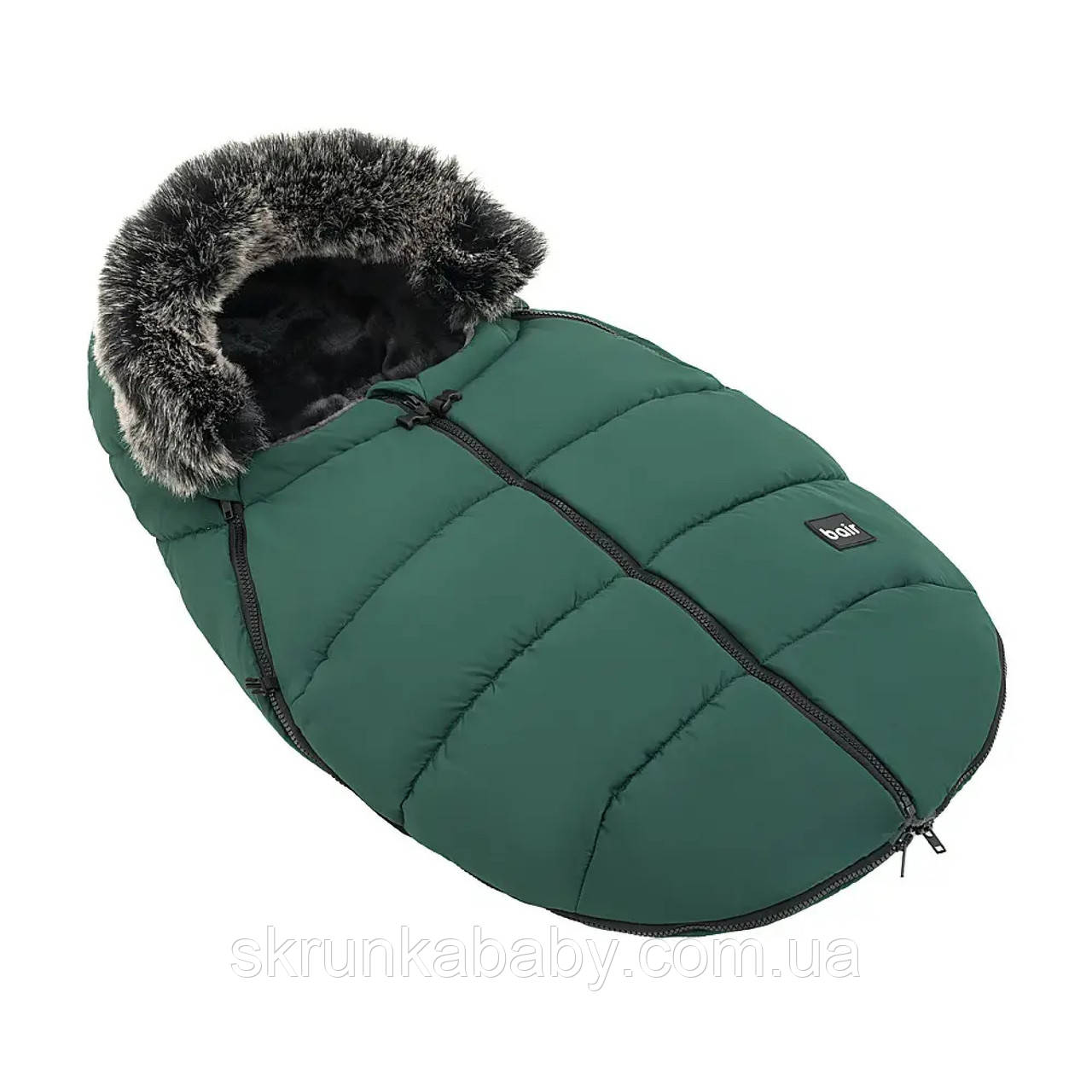 Зимовий конверт Bair Cocon mini amazing green зелений, фото 1