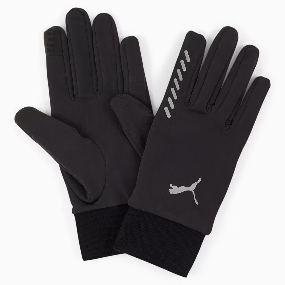 Рукавиці спортивні Puma RUN PUMA Winter Gloves 042004 01 (чорні, поліестер, еластан, для бігу, бренд пума)