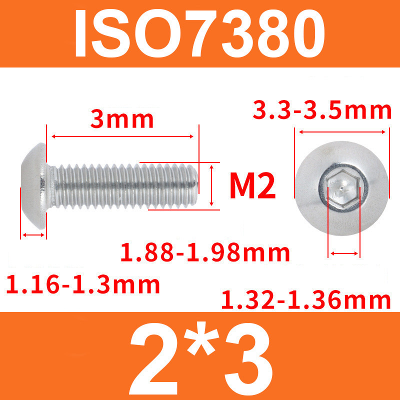 Винт ISO7380