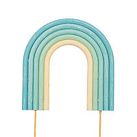 Шоколадна фігурка "Веселка 12 см" блакитна