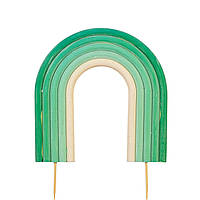 Шоколадна фігурка "Веселка 12 см" зелена