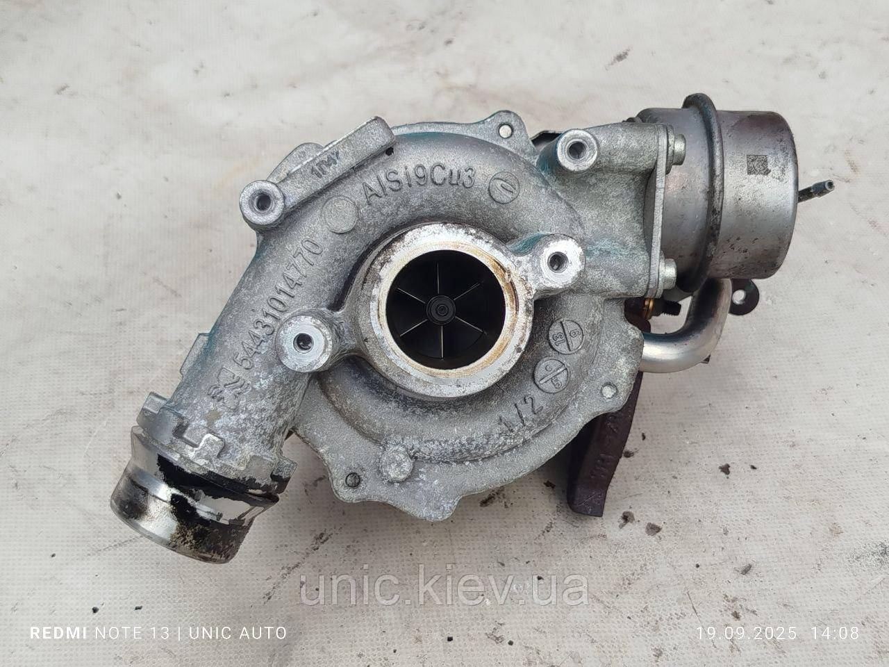 Турбіна Рено Меган 2 / Сценік 2 (Renault Megane 2 / Scenic 2) 1.5 б/в