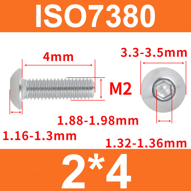 Винт ISO7380