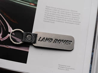 Брелок металевий. Land Rover. 10х2,5см