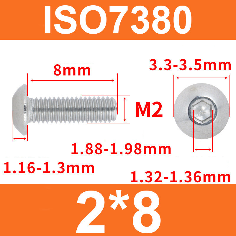 Винт ISO7380