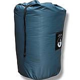 Спальний мішок блакитний (до -0). Спальник туристичний, військовий, фото 4