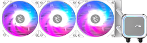 Водяне охолодження MSI MAG CoreLiquid A13 360 ARGB White