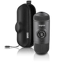 Кавоварка для еспресо Wacaco Nanopresso 18 бар з чохлом (Сірий)