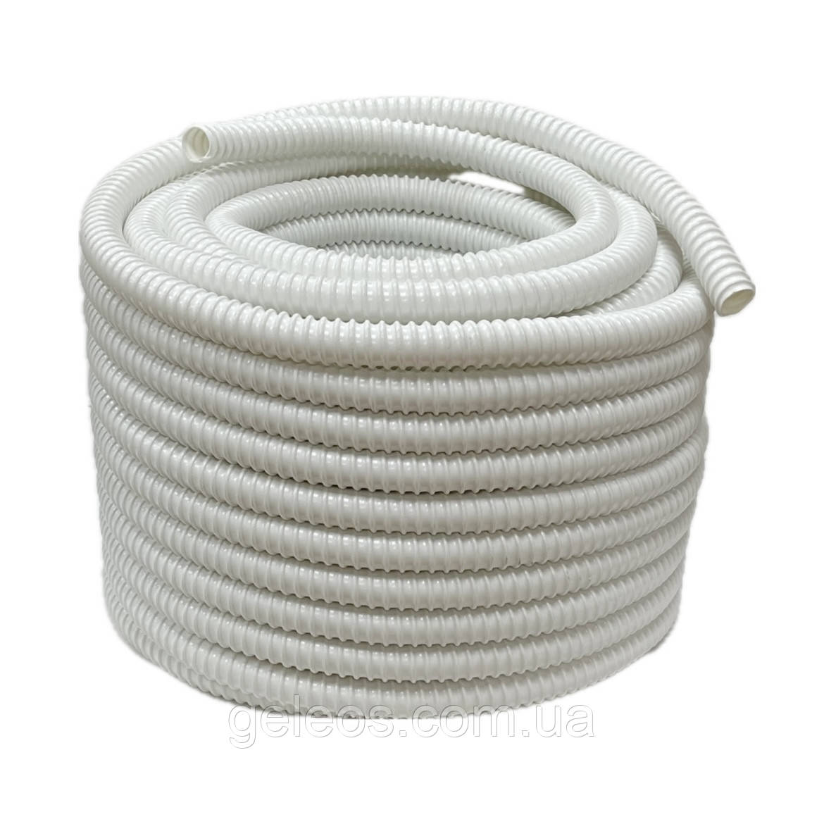 Труба дренажна 16 мм бухта 30м армована для монтажу кондиціонерів.