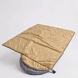 Спальний мішок Сірий (до -0). Спальник туристичний, військовий, фото 2