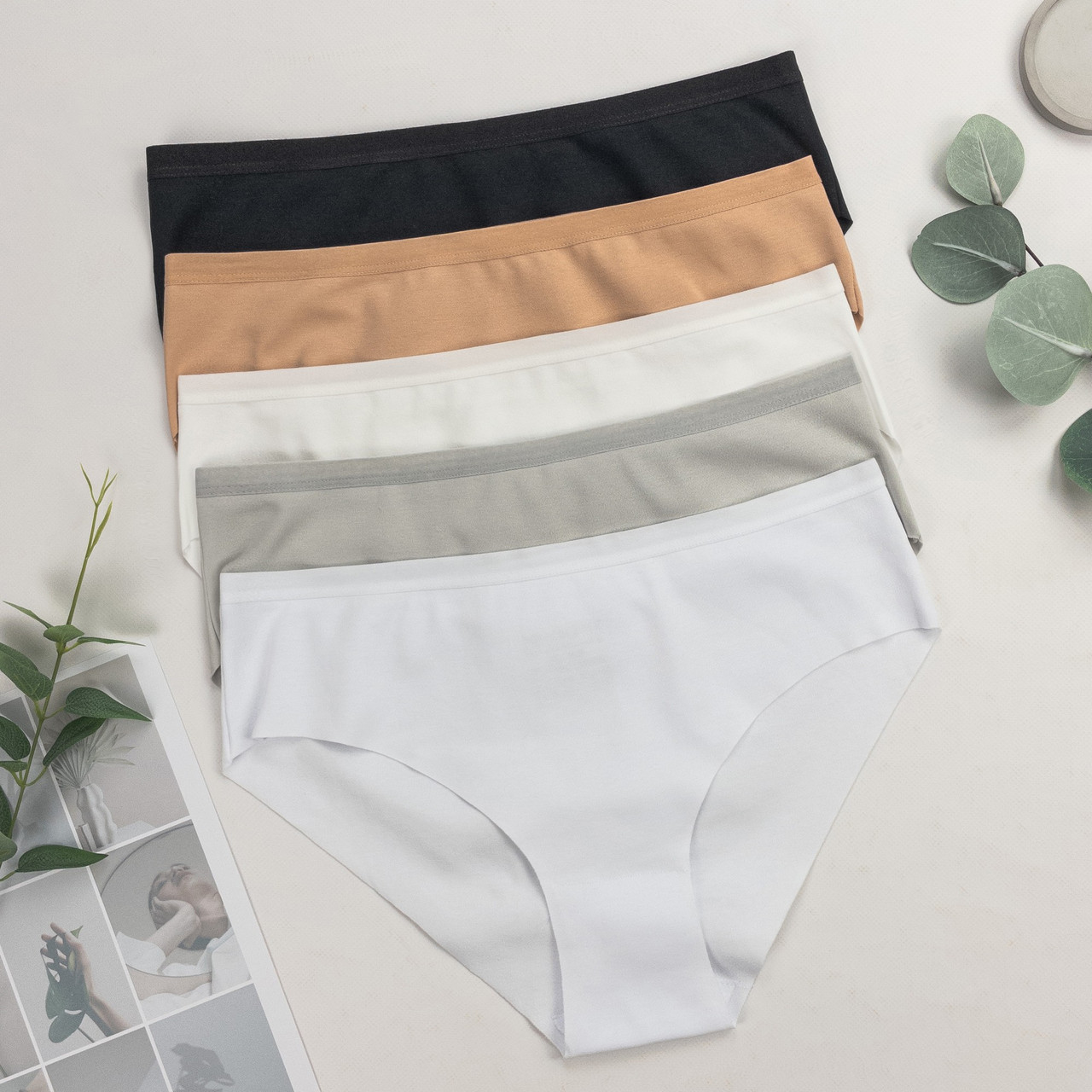 Труси жіночі сліпи безшовні Nicoletta Туреччина батал 2XL, 3XL, 4XL | 5 шт.