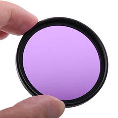 Кольоровий Фіолетовий світлофільтр Alitek Purple Full color, 49 мм