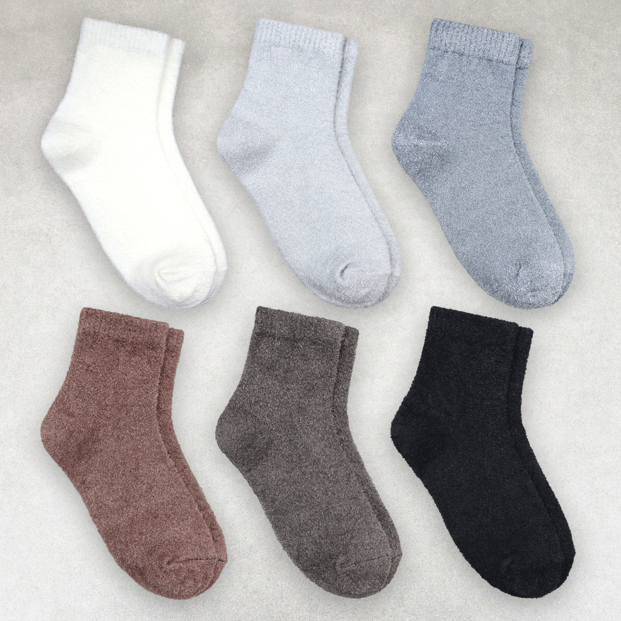 Шкарпетки зимові пухнасті жіночі 6 пар «NORKA» середньої висоти розмір 37-41 арт. 330.6, фото 1