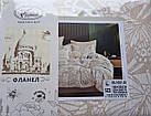 Постільна білизна фланелева, двоспальна (ПБ69), фото 2