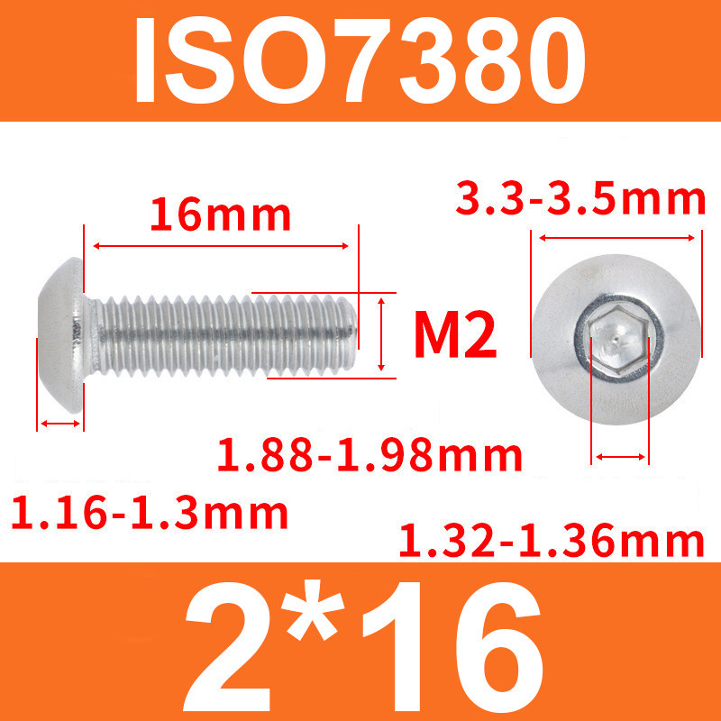 Винт ISO7380