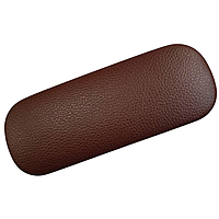 Футляр для окулярів без малюнка 3,5*16,5*6 см темно-коричневий, кейс для окулярів