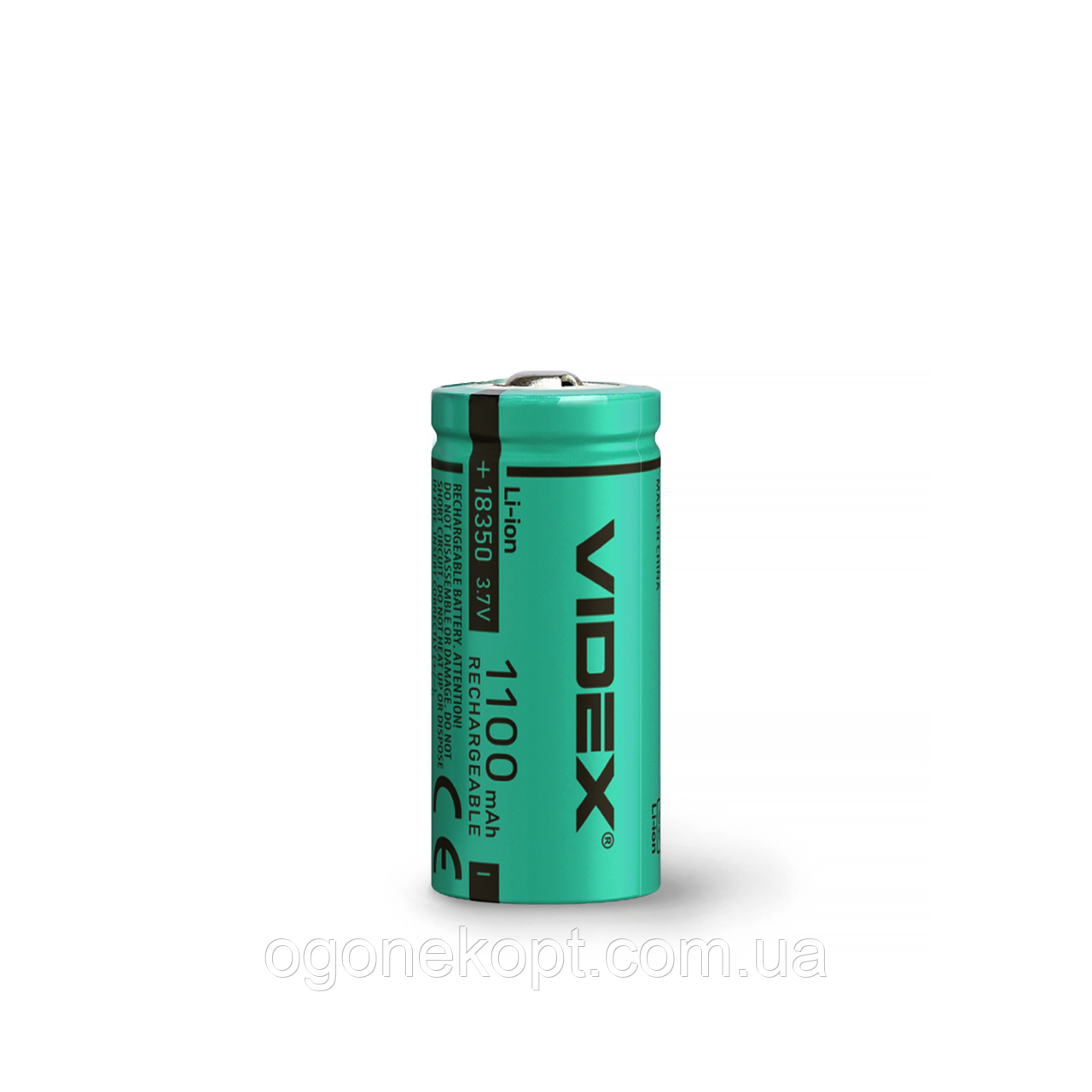 VIDEX Li-ion 18350 (без захисту) 1100mAh