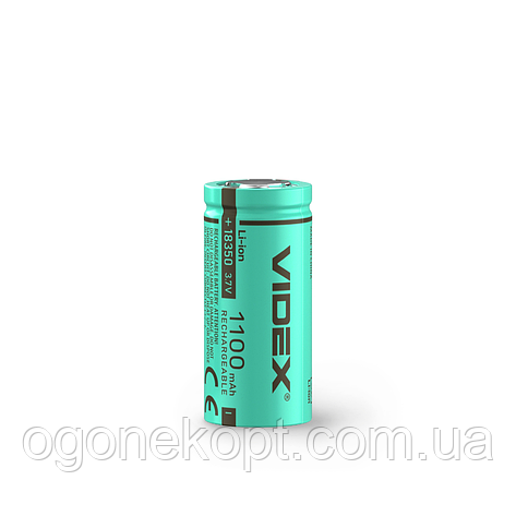 VIDEX Li-ion 18350 (без захисту) 1100mAh, фото 2