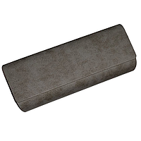 Футляр для окулярів із малюнком "Шкіра" 3*15,5*6 см сірий, кейс для окулярів