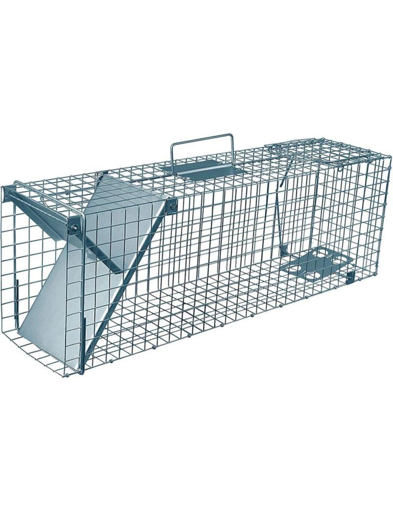 Живоловка John Green 51×21×20 см, пастка на куниць, ласок, щурів та котів, оцинкована сталь, фото 1