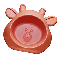 Миска для тварин Корівка пластик 6*16*18 см в асорт.